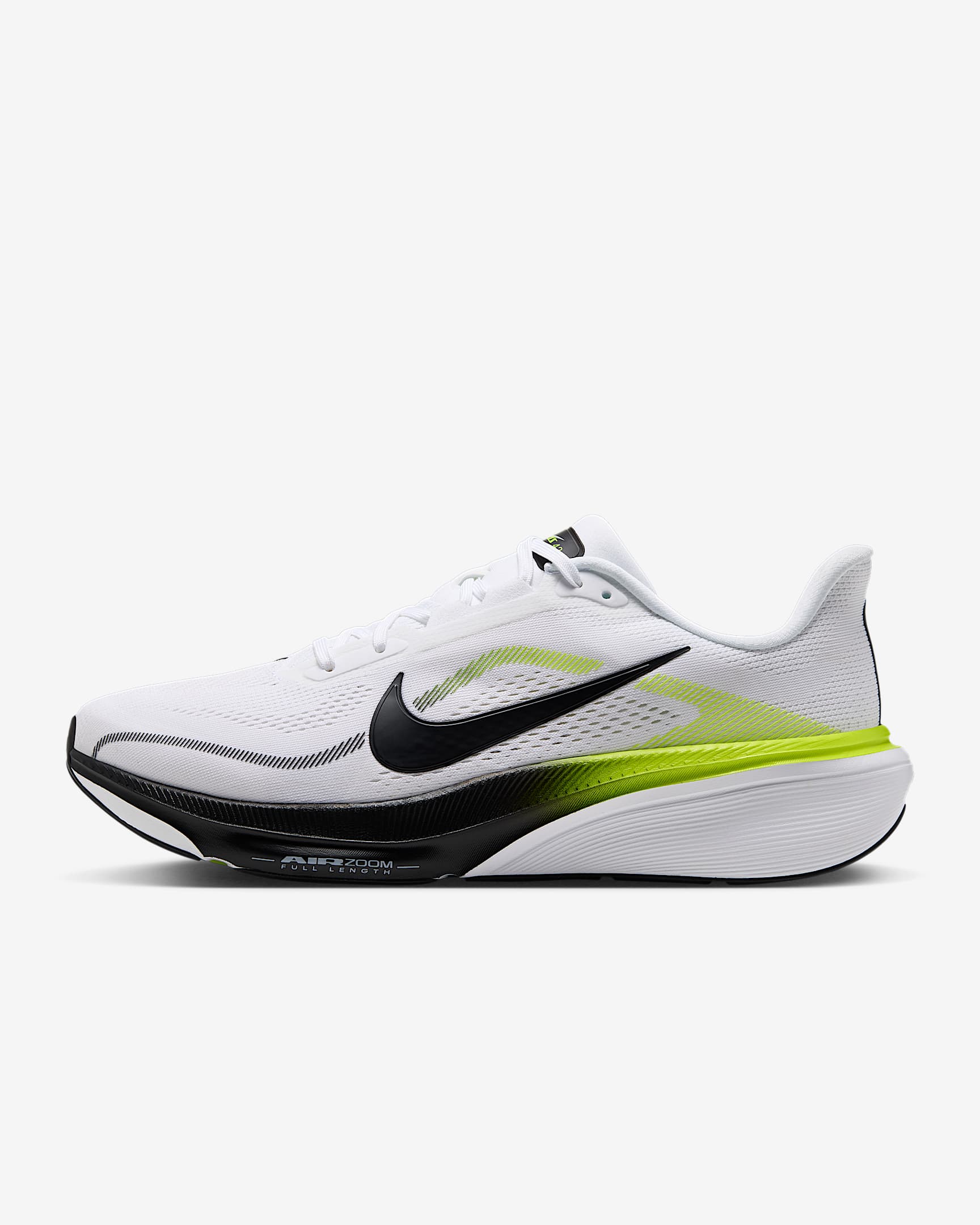 Nike Pegasus 42 Straßenlaufschuh (Herren) – Weiß/Lemon Venom/Weiß/Schwarz