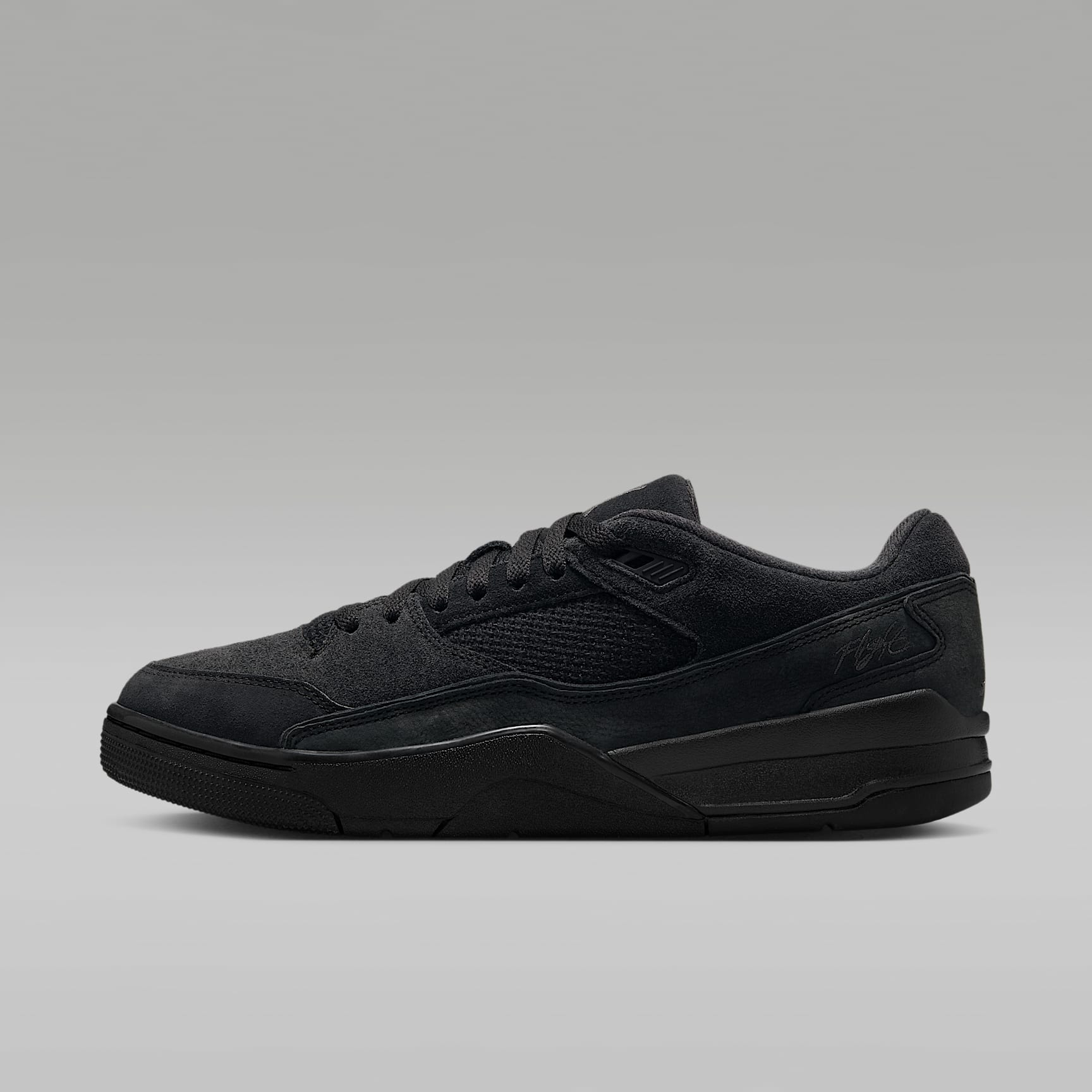 Jordan Flight Court Schuh (Herren) – Schwarz/Anthracite