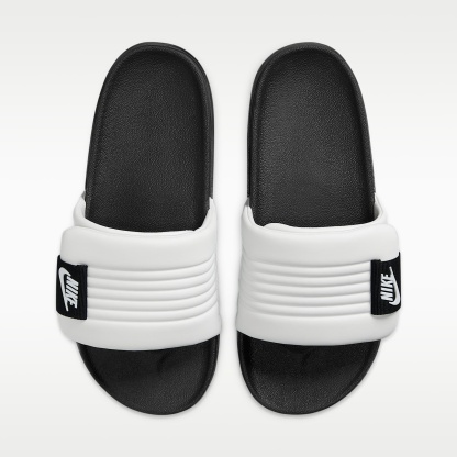 Nike Offcourt Adjust Herren-Slides – Summit White/Schwarz/Summit White