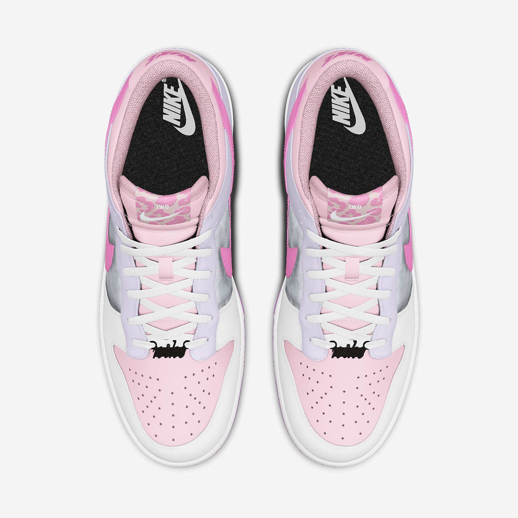 Nike Dunk Low Unlocked By You personalisierbarer Damenschuh – Multi-Color/Multi-Color/Multi-Color