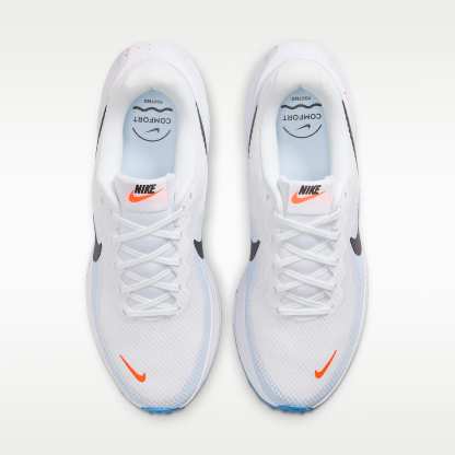 Nike Revolution 8 Straßenlaufschuh (Herren) – Weiß/Hydrogen Blue/Blue Crystal/Off Noir