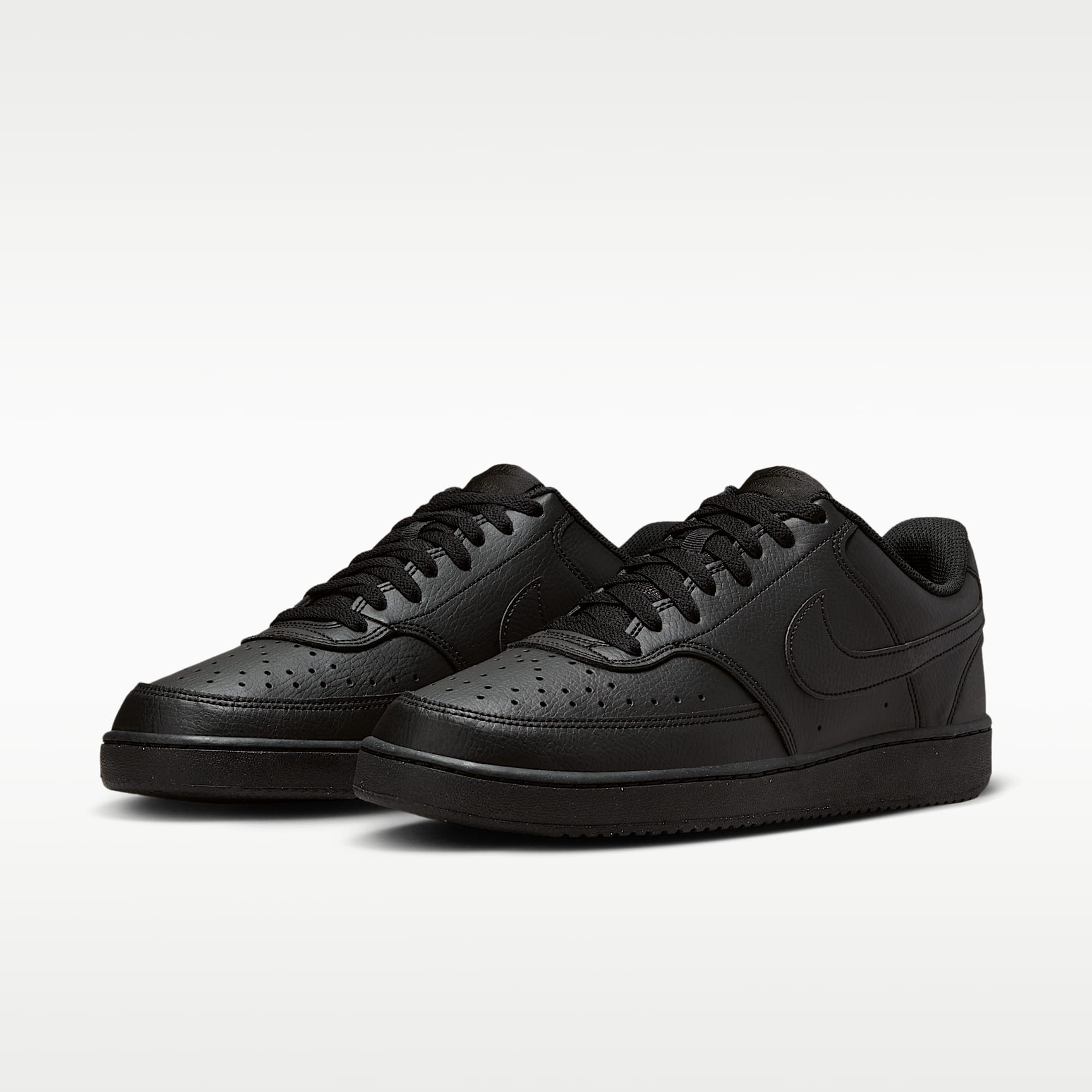 Nike Court Vision Low Next Nature Herrenschuh – Schwarz/Schwarz/Schwarz