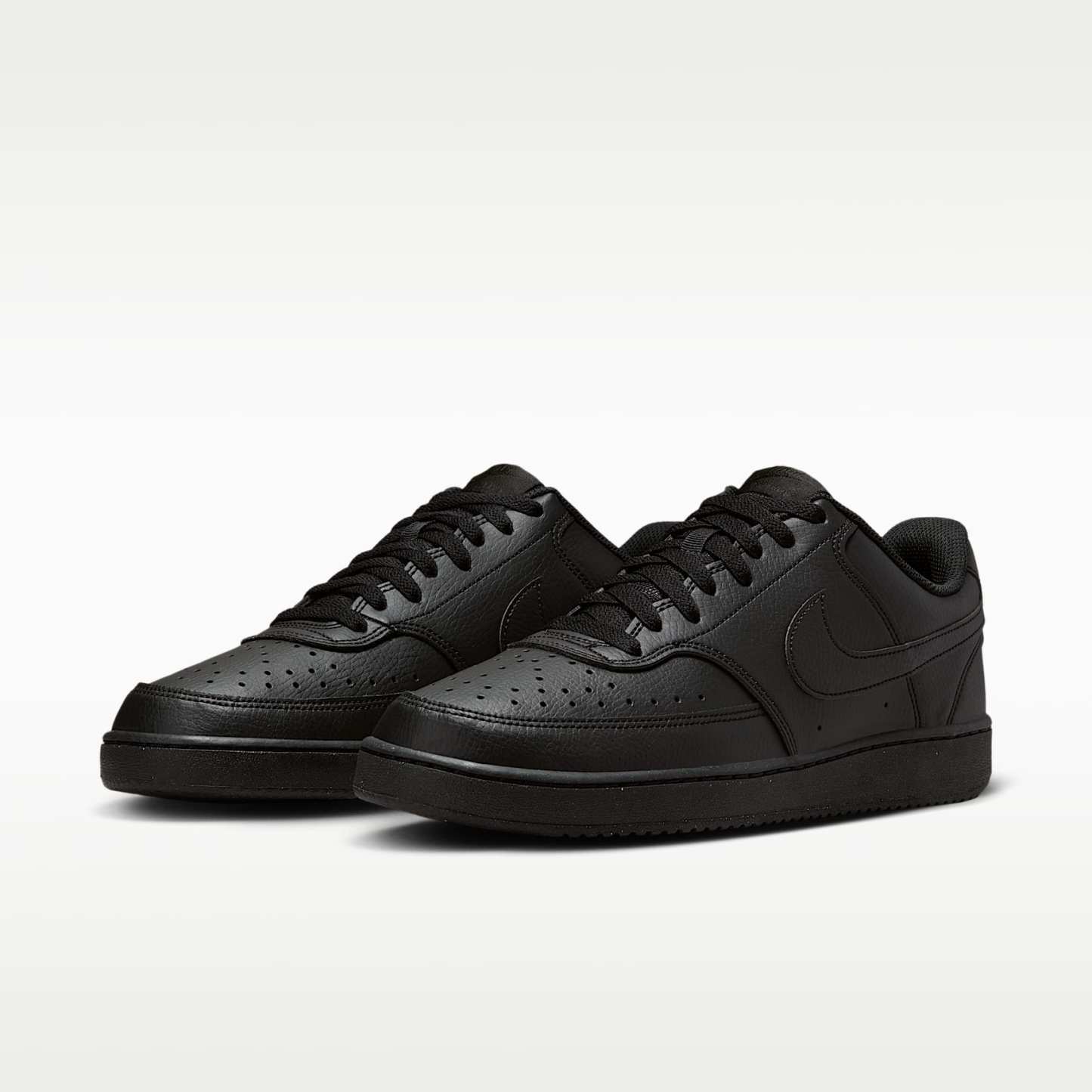 Nike Court Vision Low Next Nature Herrenschuh – Schwarz/Schwarz/Schwarz