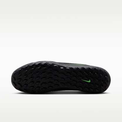Nike Phantom 6 High Club Fußballschuh für Turf – Schwarz/Schwarz/Illusion Green