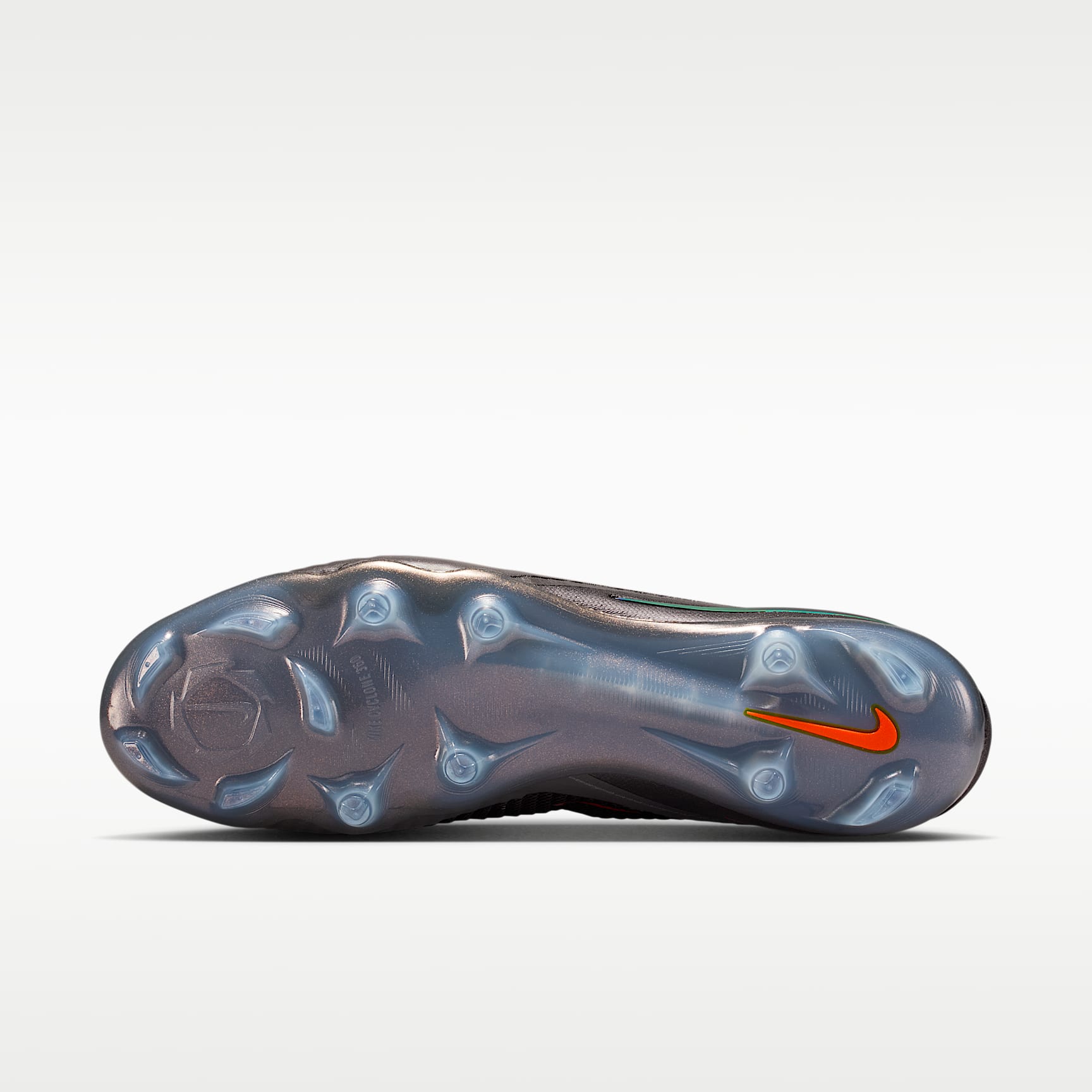 Nike Phantom 6 High Elite LV8 Fußballschuh für normalen Rasen – Medium Ash/Schwarz/Gold Amber
