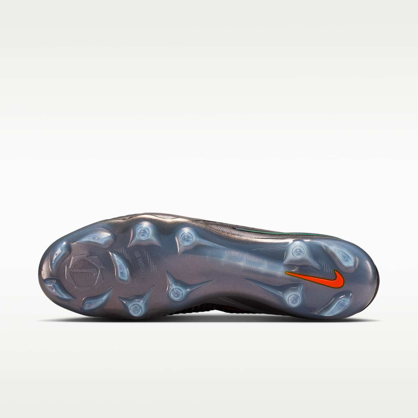 Nike Phantom 6 High Elite LV8 Fußballschuh für normalen Rasen – Medium Ash/Schwarz/Gold Amber