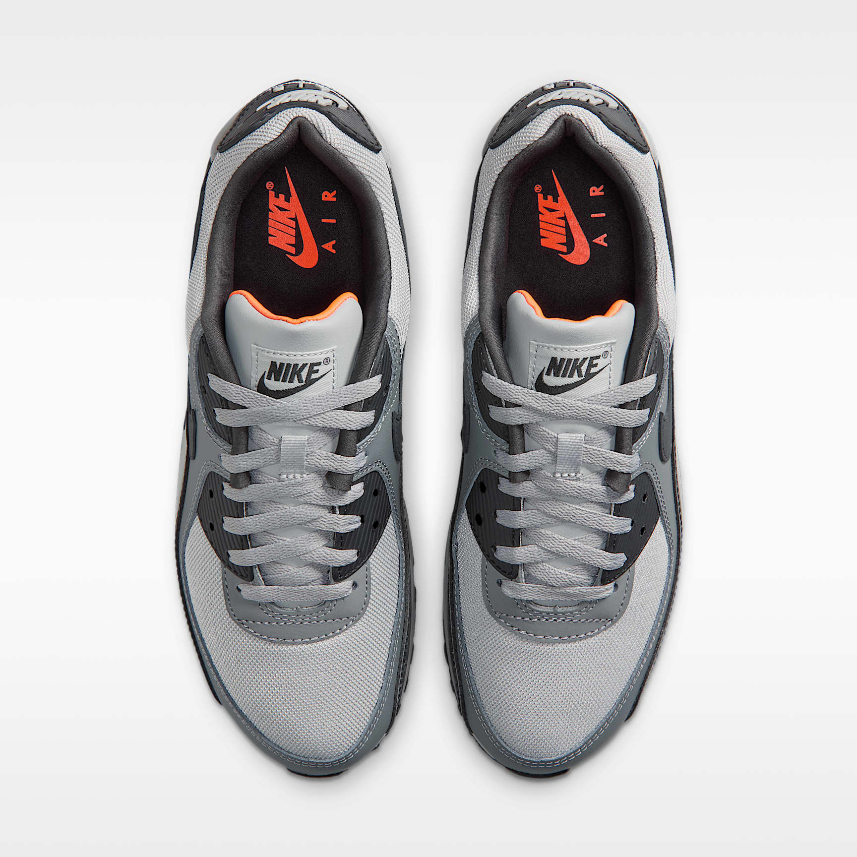 Nike Air Max 90 Premium Schuh (Herren) – Multi-Color/Multi-Color/Hyper Crimson/Schwarz