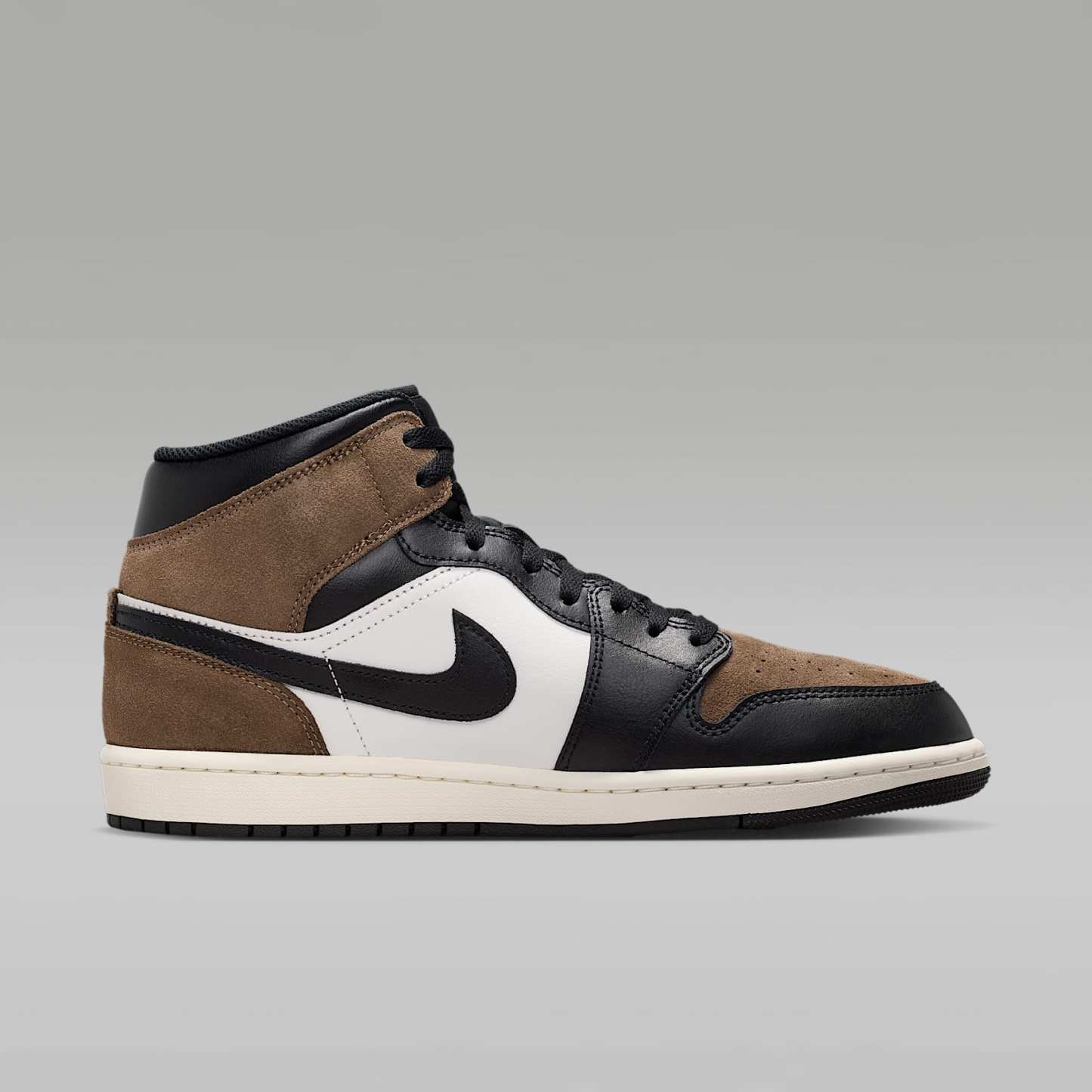 Air Jordan 1 Mid Herrenschuh – Schwarz/Palomino/University Red/Phantom