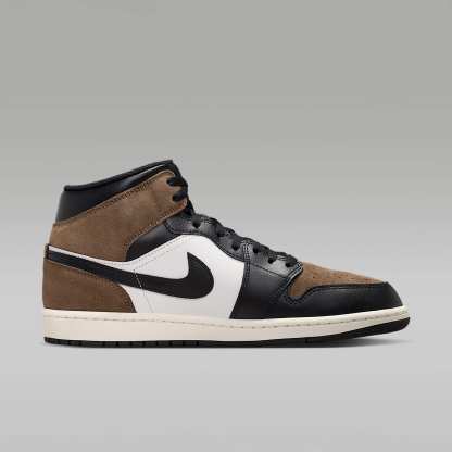 Air Jordan 1 Mid Herrenschuh – Schwarz/Palomino/University Red/Phantom