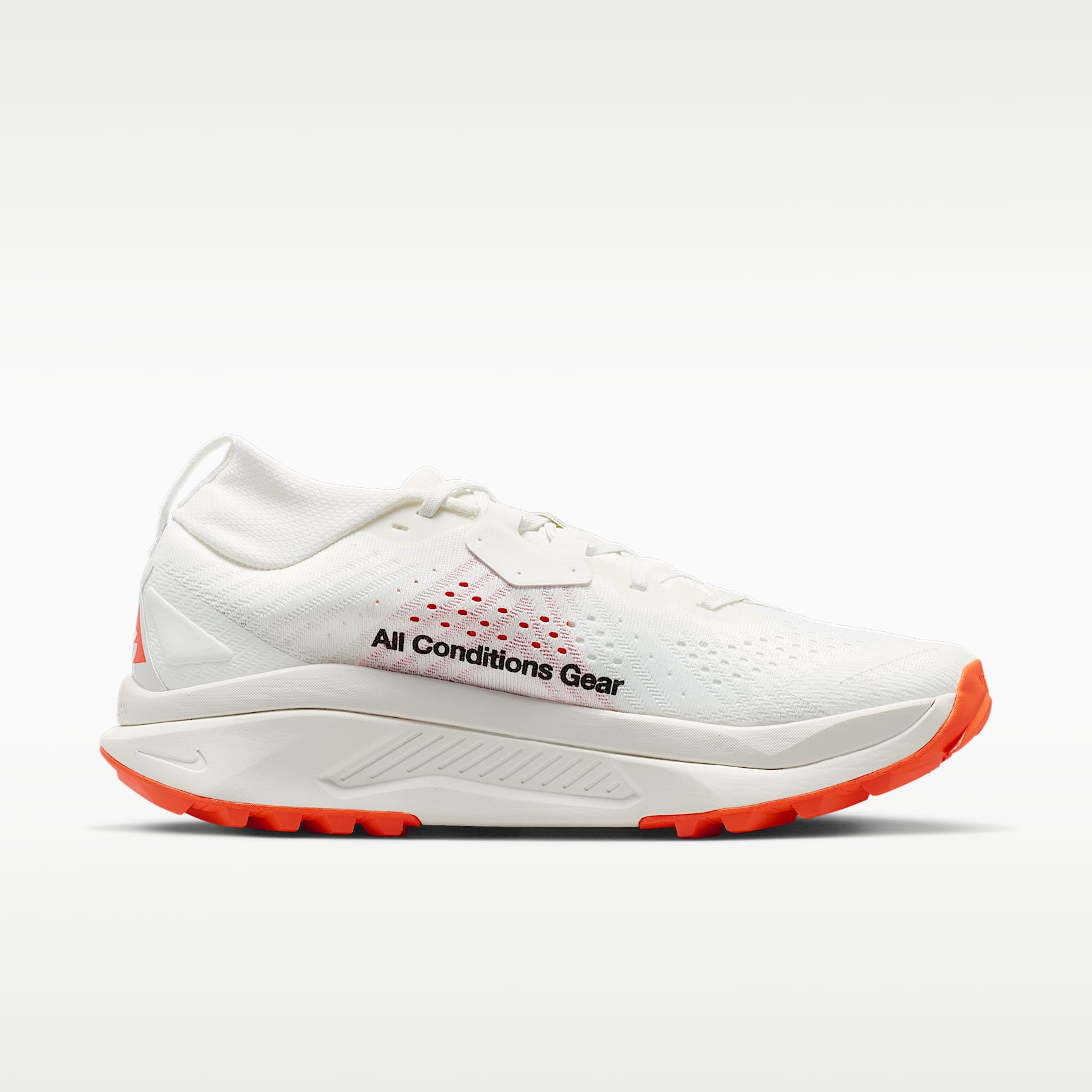 ACG Zegama Trail Traillaufschuh (Herren) – Summit White/Phantom/Safety Orange/Schwarz