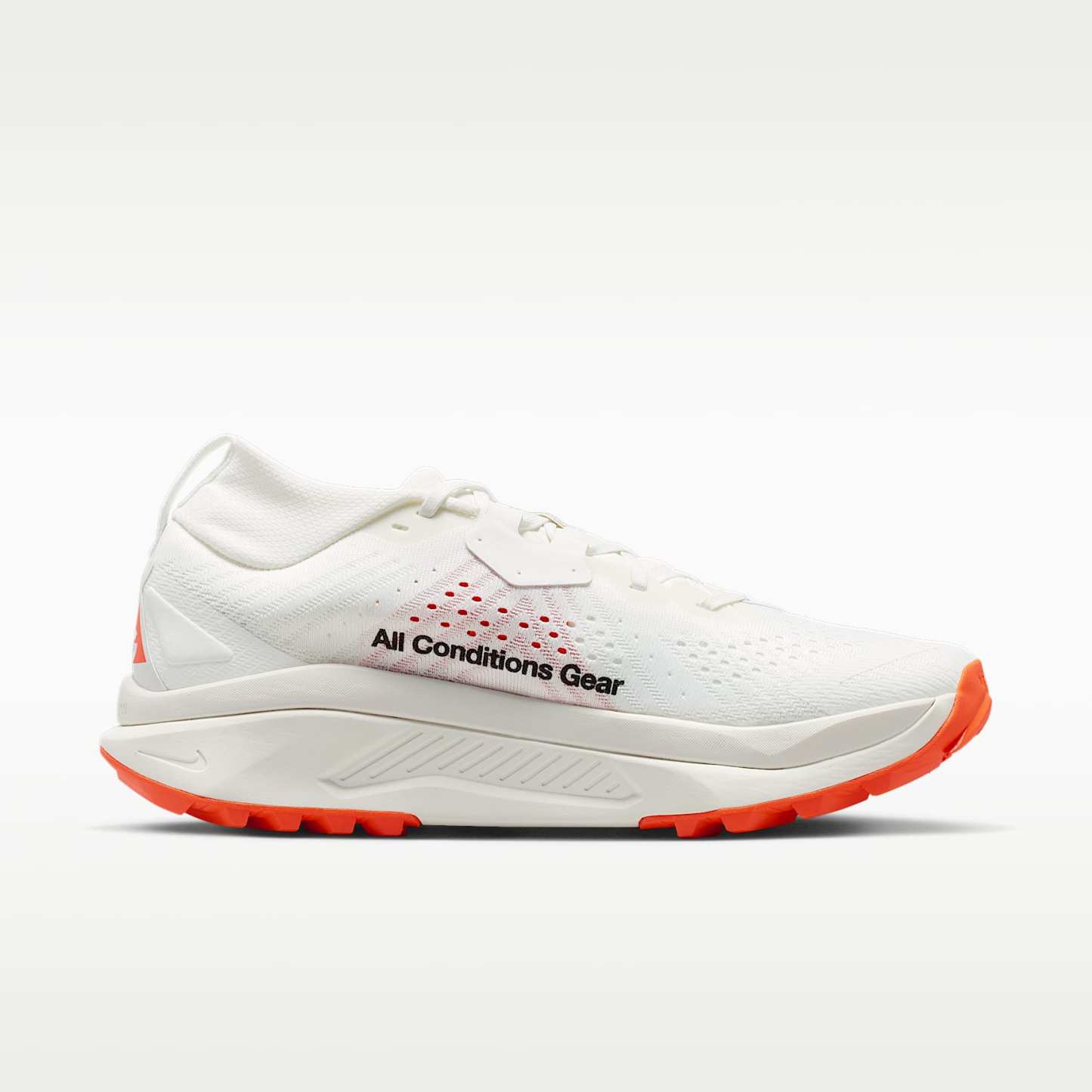 ACG Zegama Trail Traillaufschuh (Herren) – Summit White/Phantom/Safety Orange/Schwarz