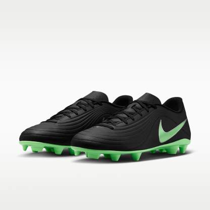 Nike Tiempo Maestro Club Low-Top-Fußballschuh für verschiedene Böden – Schwarz/Schwarz/Illusion Green