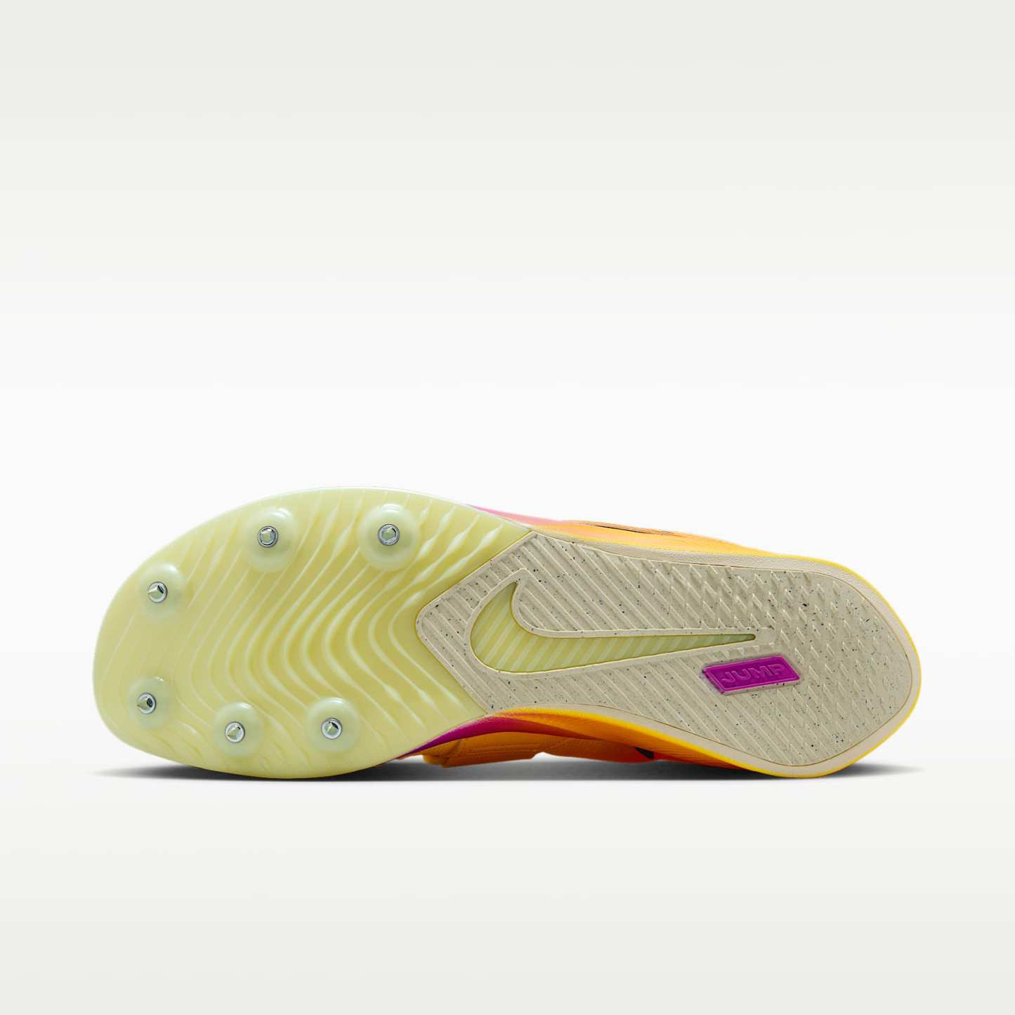 Nike Zoom Rival Jump Sprung-Spikes für Leichtathletik – Citron Pulse/Volt Glow/Hyper Violet/Indigo Burst