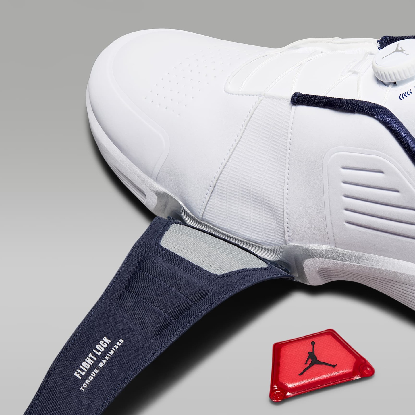 Jordan Air Rev Golfschuh – Weiß/Midnight Navy/Light Smoke Grey/Weiß