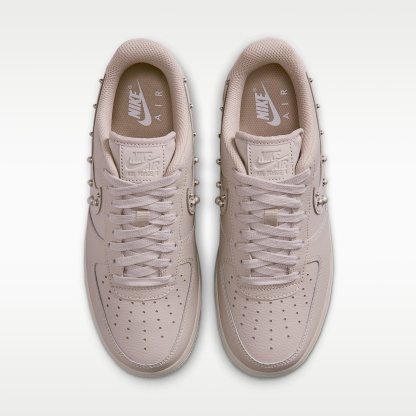 Nike Air Force 1 '07 Schuh (Damen) – Cream II/Metallic Silver/Weiß/Cream II