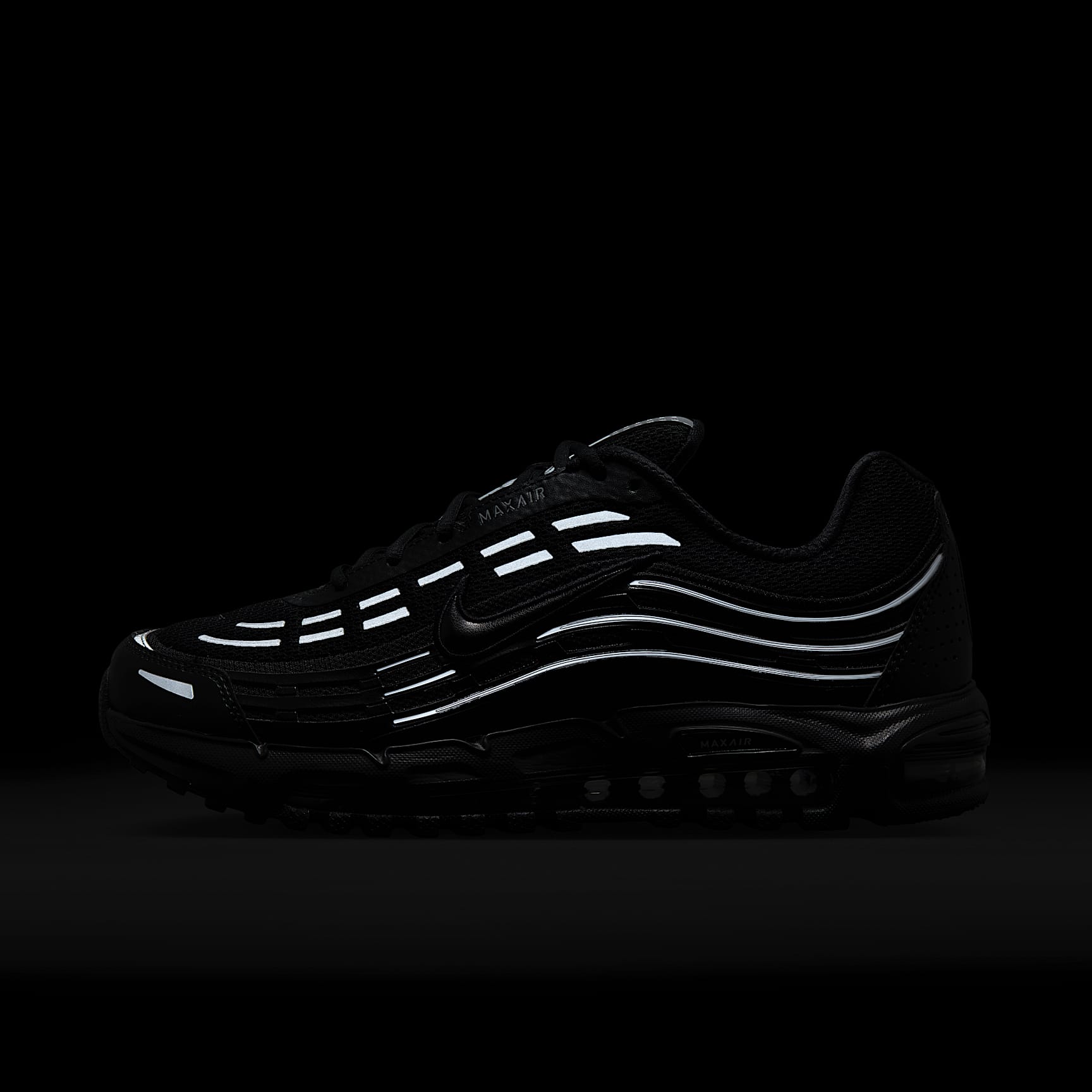 Nike Air Max TL 2.5 Schuh (Herren) – Schwarz/Schwarz/Metallic Silver/Schwarz