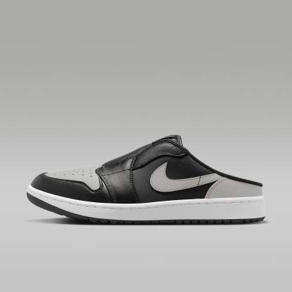 Air Jordan Mule Golfschuh – Schwarz/Weiß/Medium Grey
