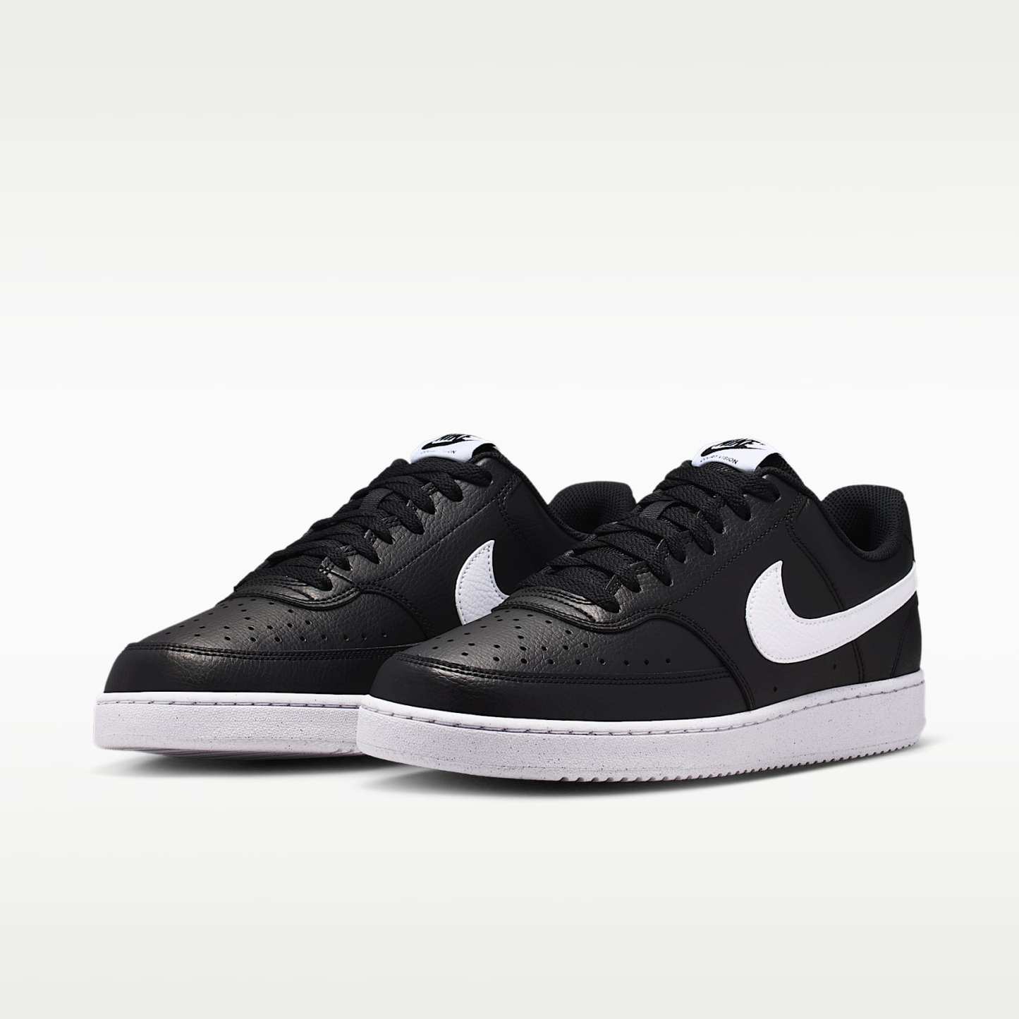 Nike Court Vision Low Next Nature Herrenschuh – Schwarz/Schwarz/Weiß