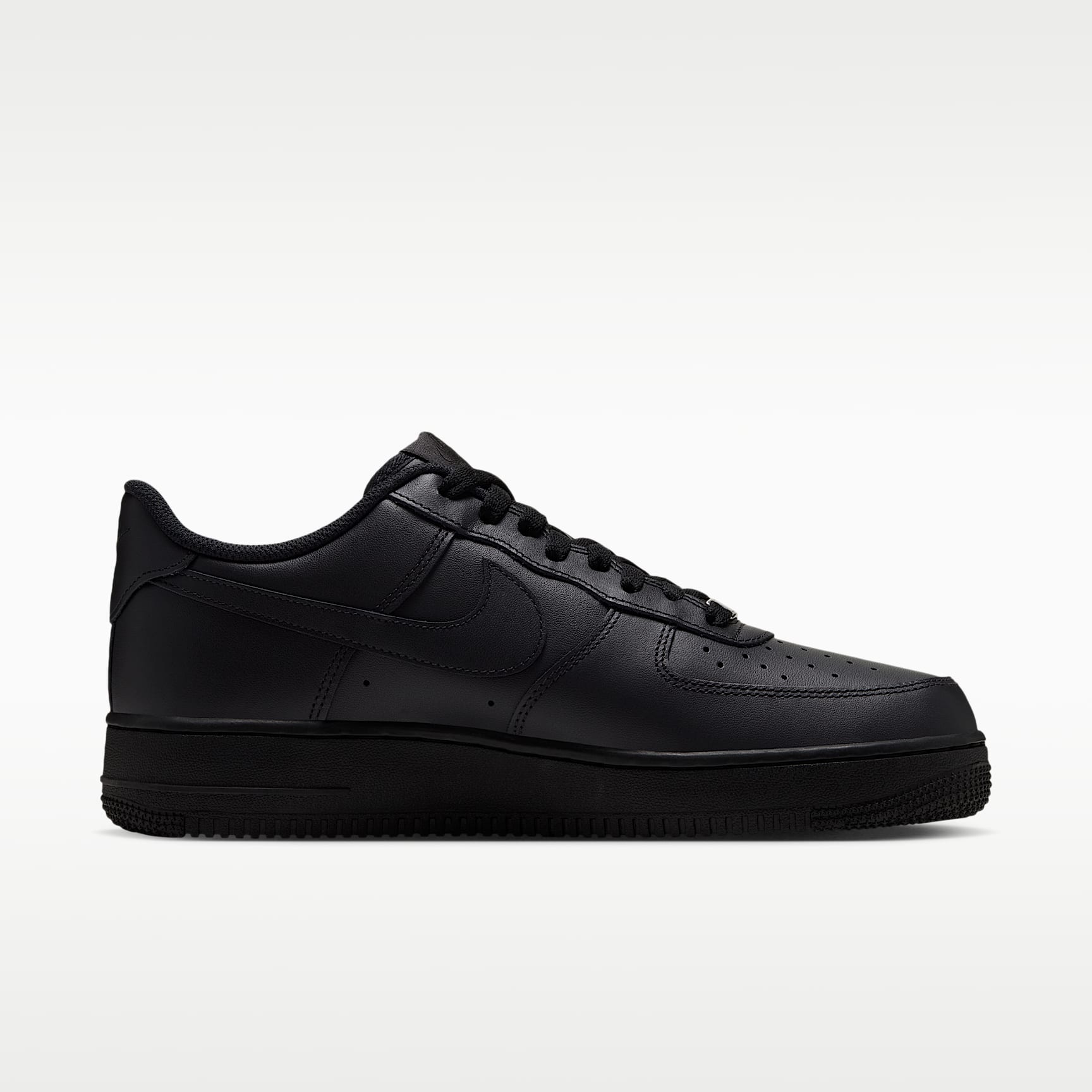 Nike Air Force 1 '07 Herrenschuh – Schwarz/Schwarz