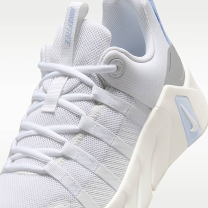 Nike Free Metcon 7 Trainingsschuhe (Damen) – Weiß/Hydrogen Blue/Metallic Silver/Weiß