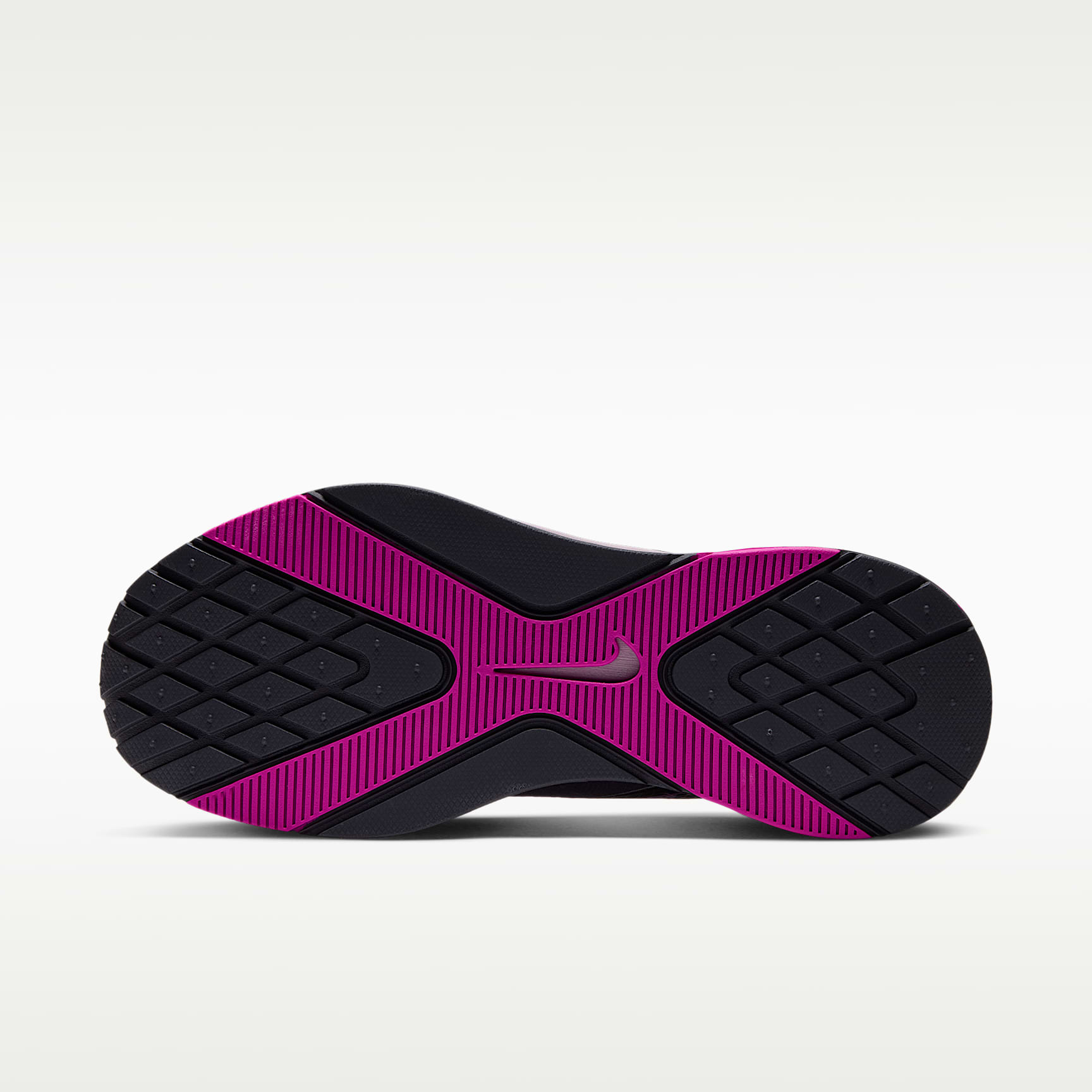 Nike Hybrid RN Trainingsschuh (Damen) – Dark Raisin/Schwarz/Fuchsia Blast/Metallic Dark Grey