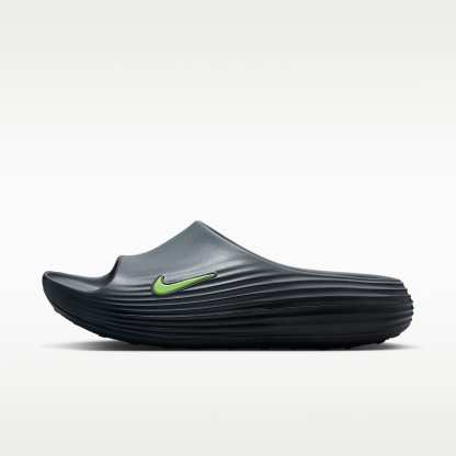 Nike ReactX Rejuven8 Slides (Herren) – Cool Grey/Schwarz/Volt
