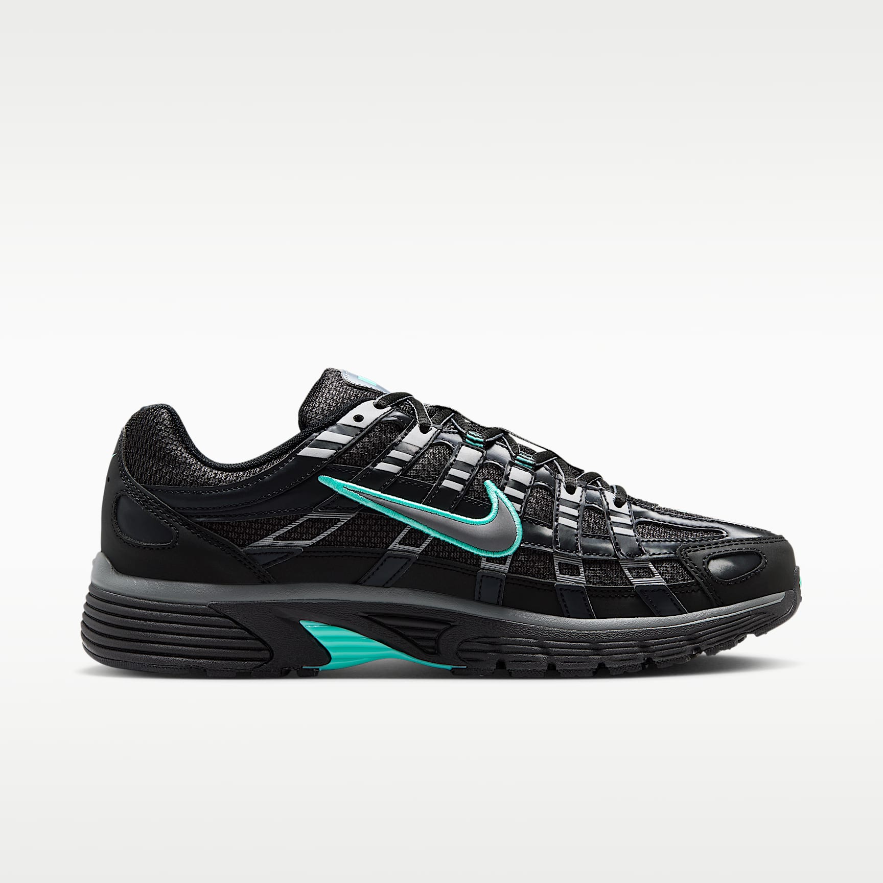 Nike P-6000 Schuh (Herren) – Schwarz/Hyper Turquoise/Cool Grey/Metallic Cool Grey