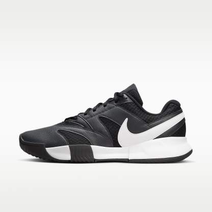 NikeCourt Lite 4 Herren-Tennisschuh für Sandplätze – Schwarz/Anthracite/Weiß