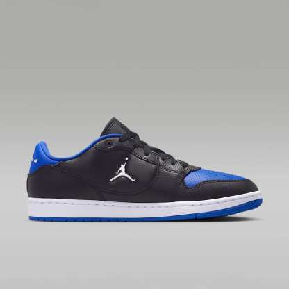 Jordan Court Connect Low Herrenschuhe – Schwarz/Game Royal/Weiß