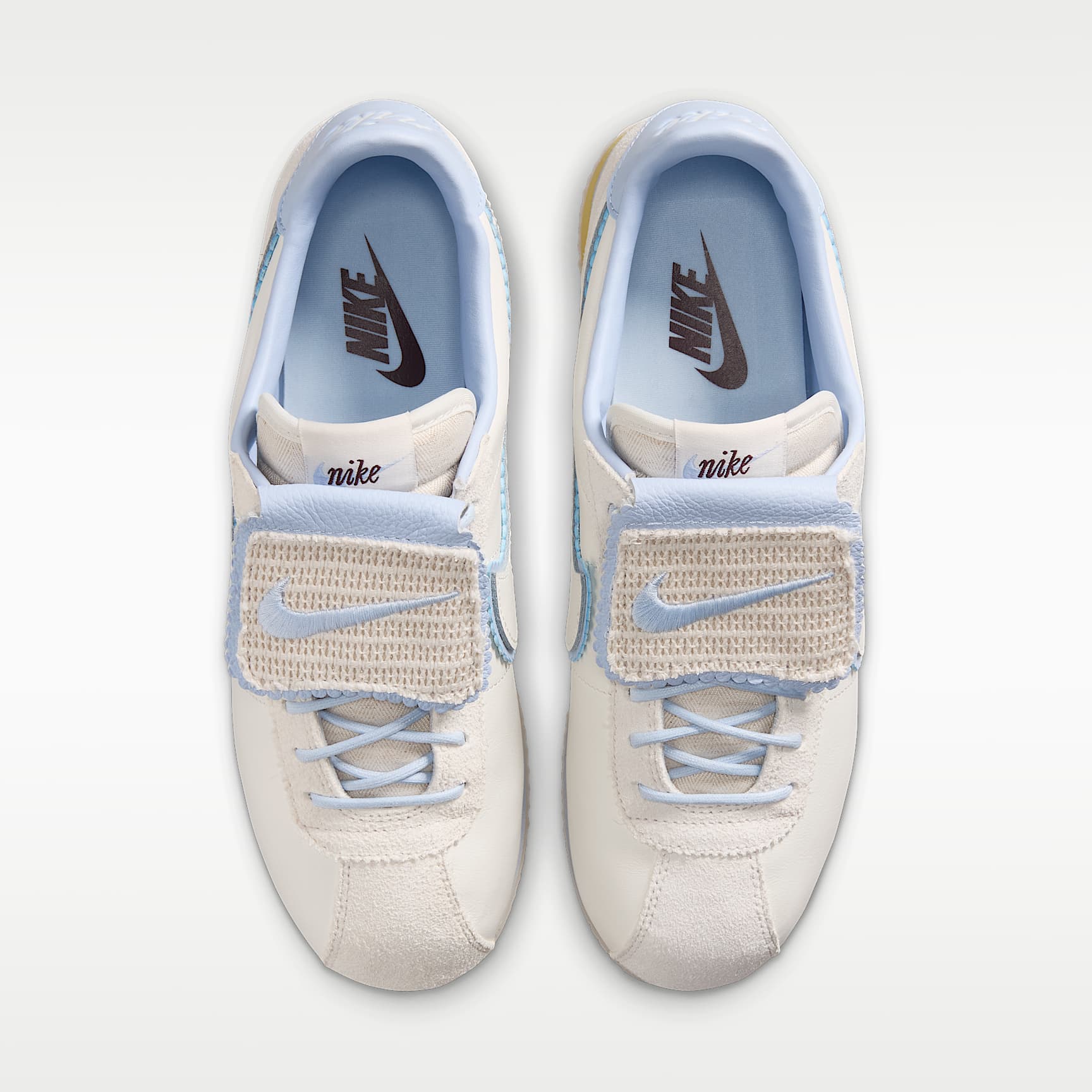 Nike Cortez Schuh (Damen) – Sail/Soft Yellow/Hydrogen Blue/Sail