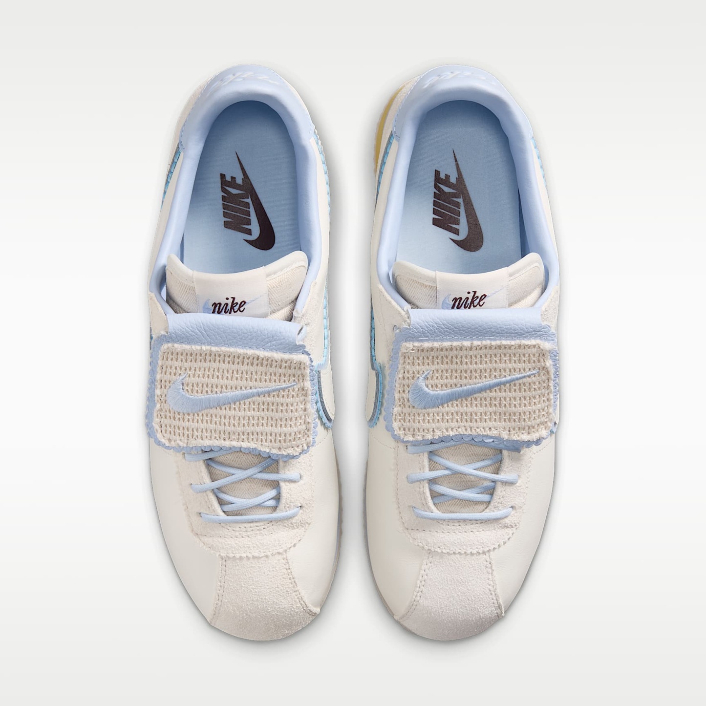 Nike Cortez Schuh (Damen) – Sail/Soft Yellow/Hydrogen Blue/Sail