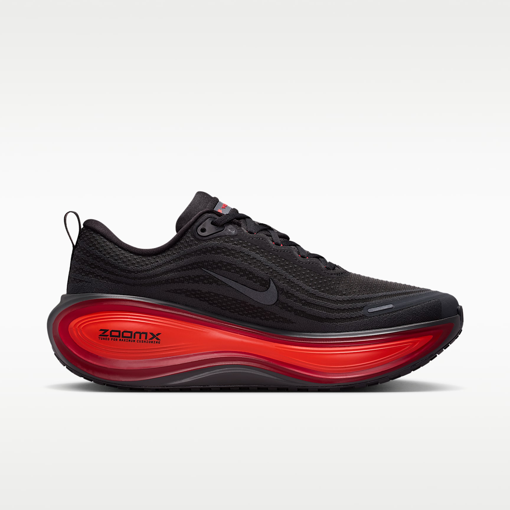 Nike Vomero Plus Straßenlaufschuh (Herren) – Anthracite/Bright Crimson/University Red/Schwarz
