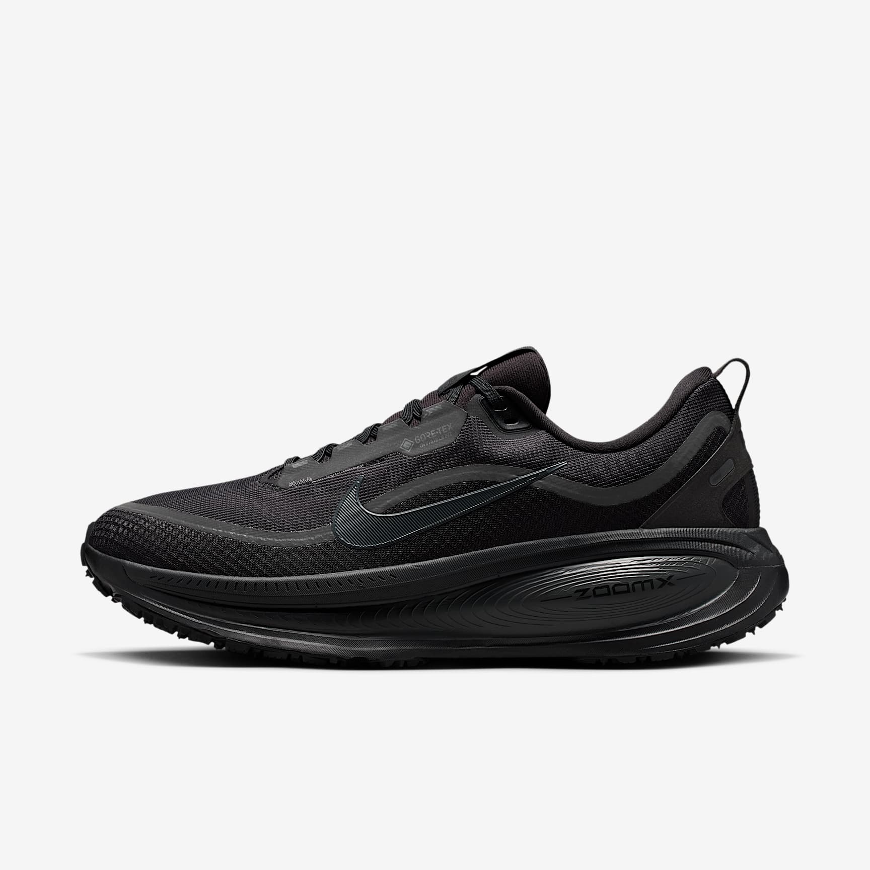 Nike Vomero 18 GORE-TEX wasserdichter Straßenlaufschuh mit reflektierenden Akzenten (Herren) – Schwarz/Anthracite