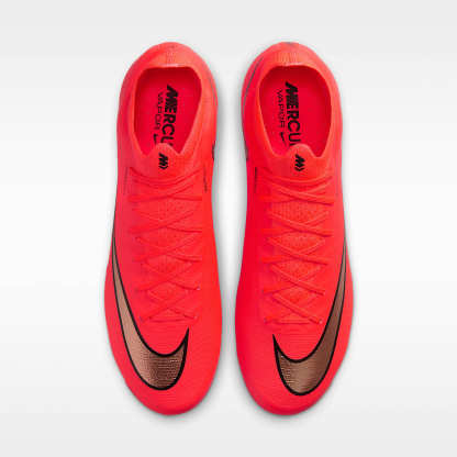 Nike Mercurial Vapor 17 Elite Low-Top-Fußballschuh für weichen Rasen – Bright Crimson/Blur