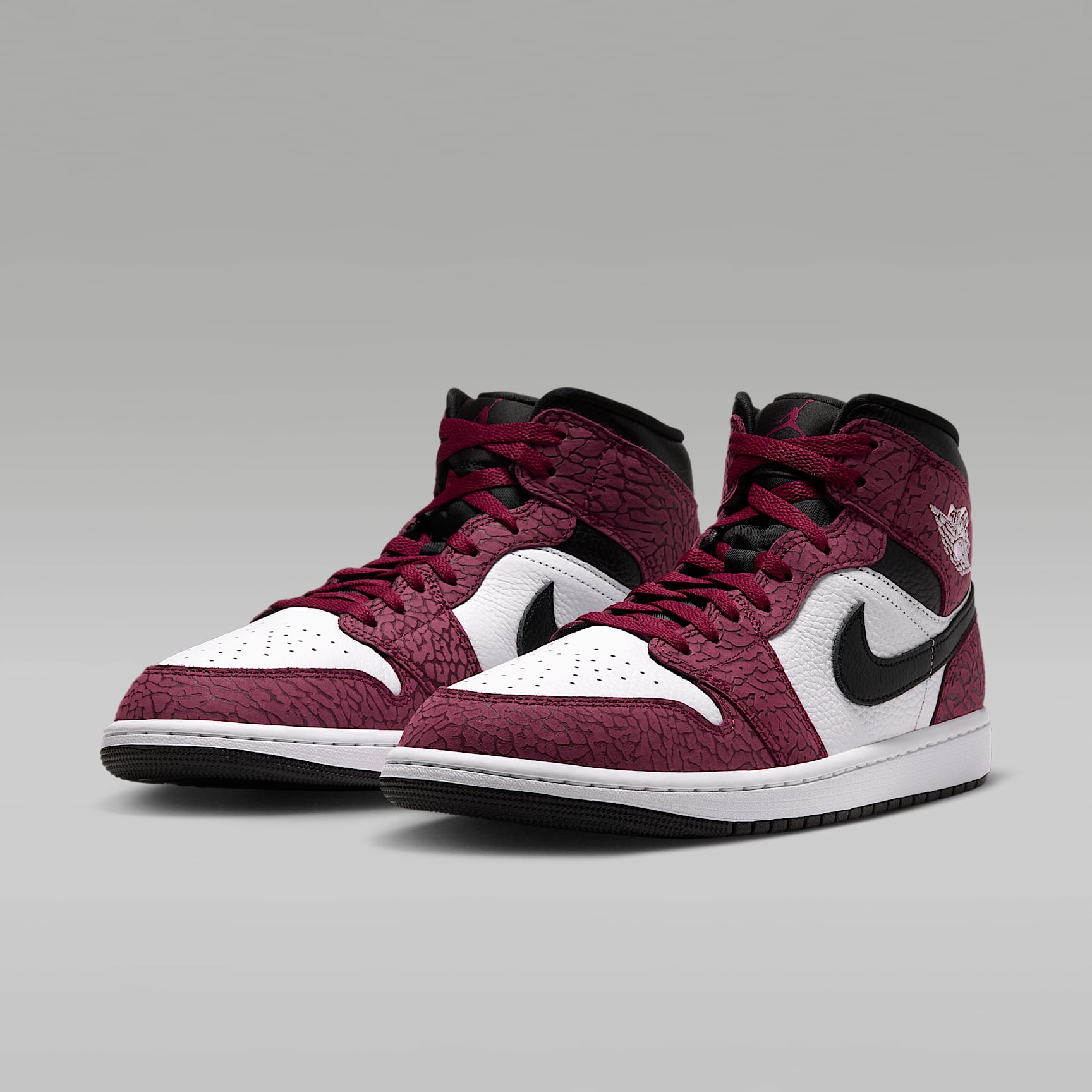Air Jordan 1 Mid SE Schuh (Herren) – Team Red/Schwarz/Dark Team Red/Weiß