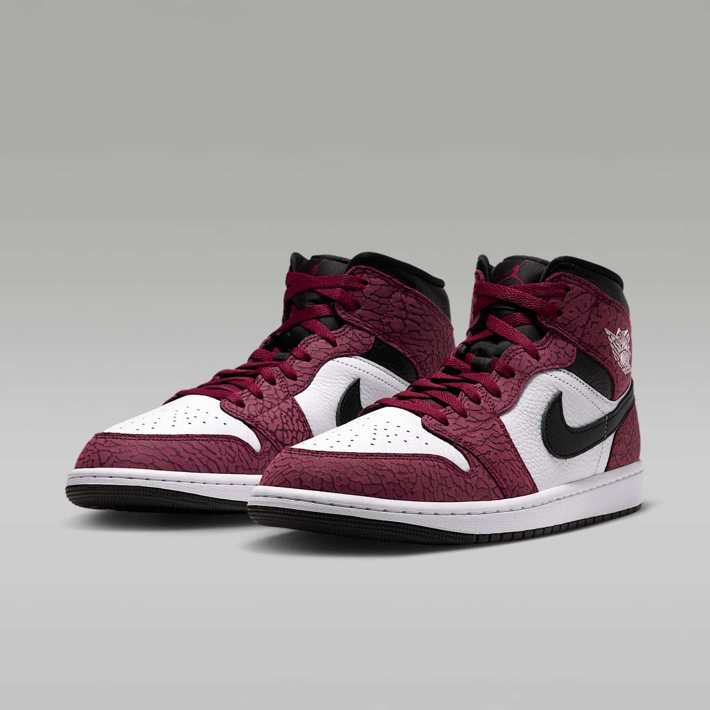 Air Jordan 1 Mid SE Schuh (Herren) – Team Red/Schwarz/Dark Team Red/Weiß