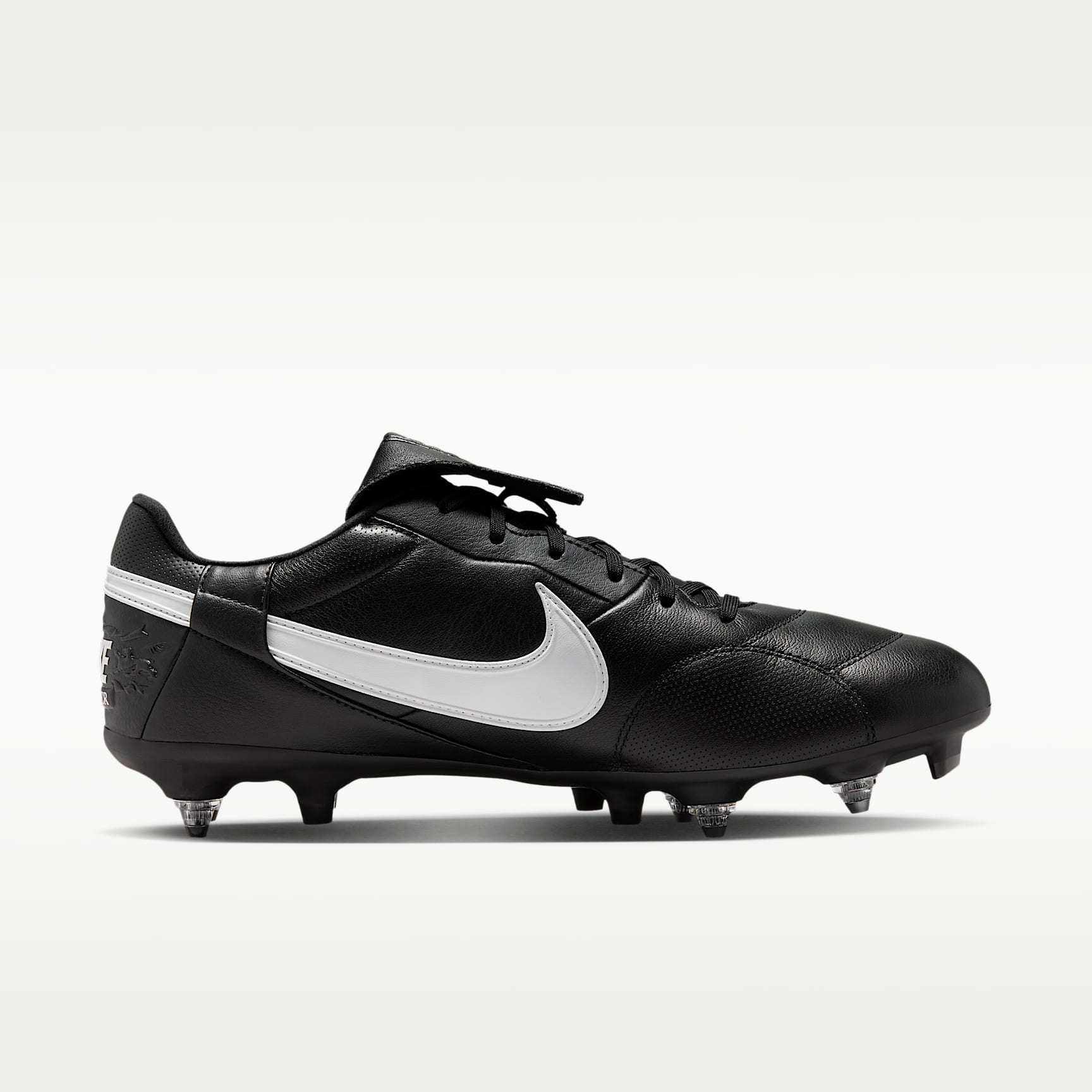 Nike Premier 3 SG-Pro Low-Top-Fußballschuh – Schwarz/Weiß