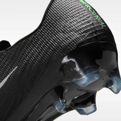 Nike Mercurial Superfly 11 Elite Low-Top-Fußballschuh für normalen Rasen – Schwarz/Schwarz/Illusion Green