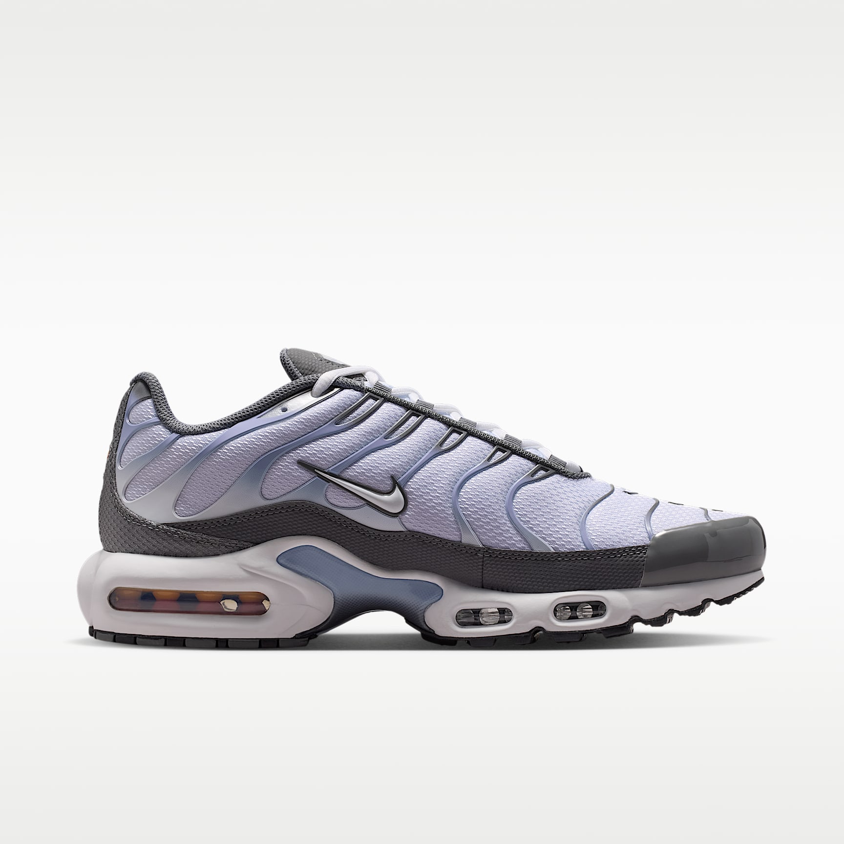 Nike Air Max Plus Schuh (Herren) – Smoke Grey/Light Armory Blue/Dark Smoke Grey/Weiß