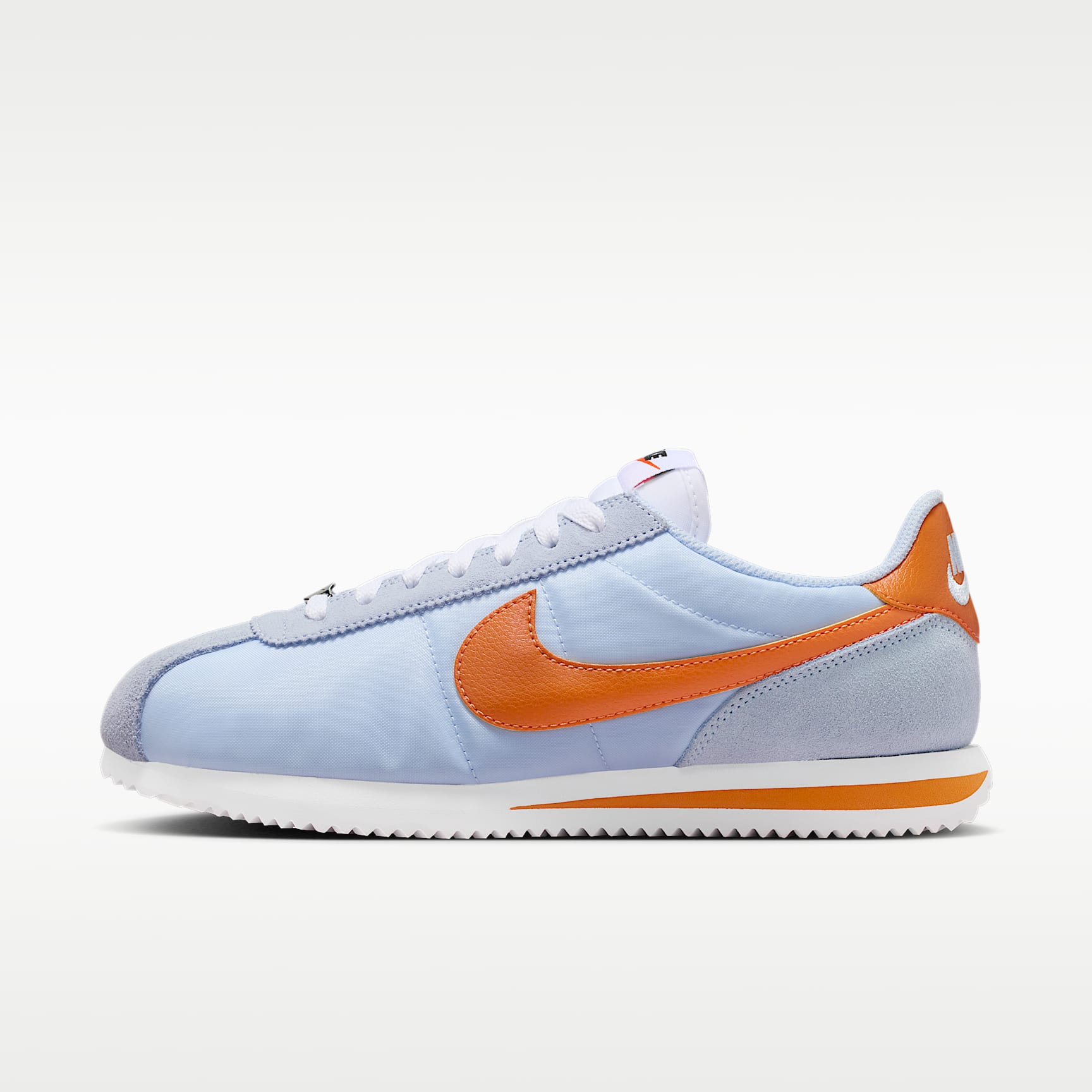 Nike Cortez Textile Schuh (Damen) – Hydrogen Blue/Weiß/Hot Curry