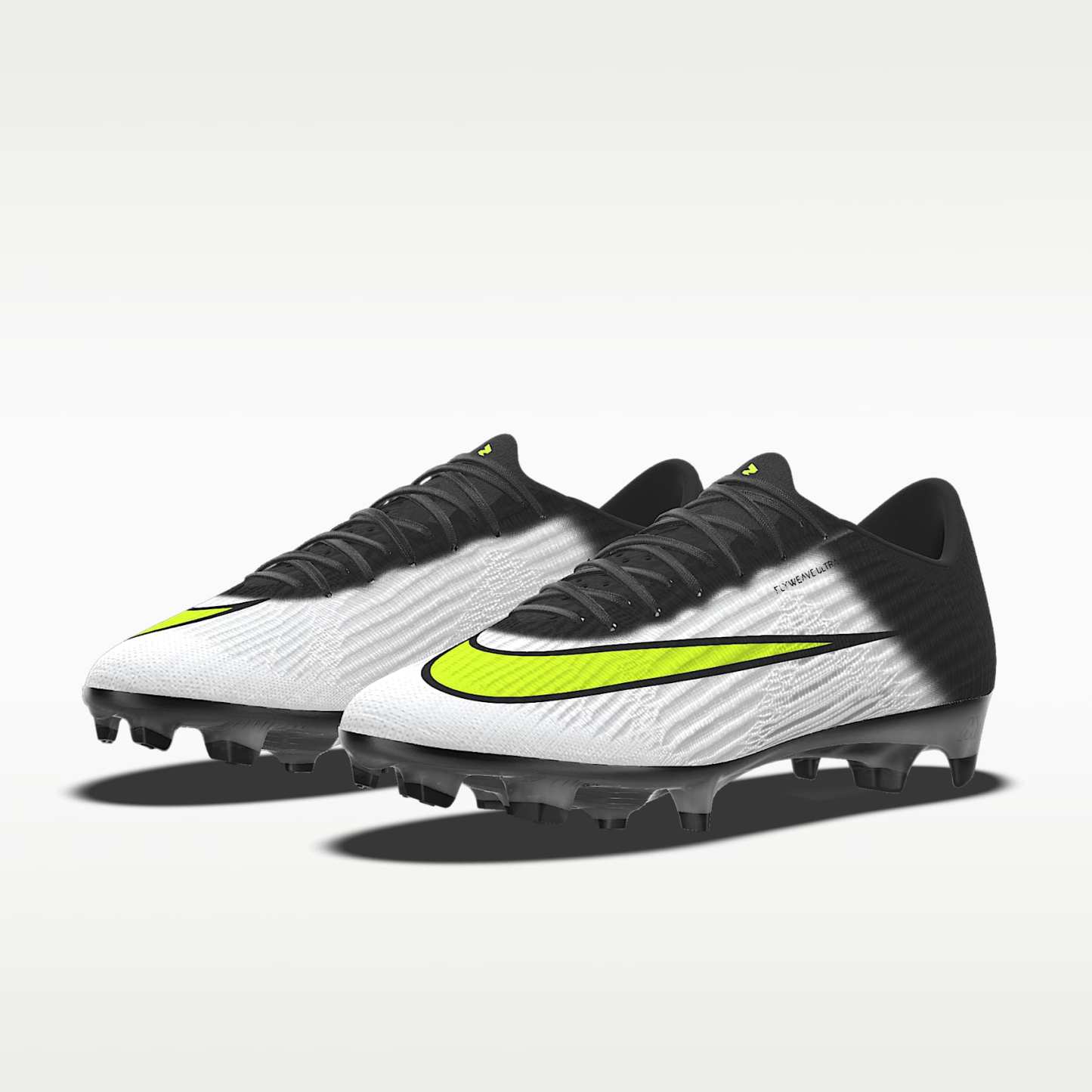 Nike Mercurial Superfly 11 Elite By You personalisierbarer Low-Top-Fußballschuh für normalen Rasen – Schwarz/Schwarz