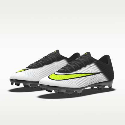 Nike Mercurial Superfly 11 Elite By You personalisierbarer Low-Top-Fußballschuh für normalen Rasen – Schwarz/Schwarz