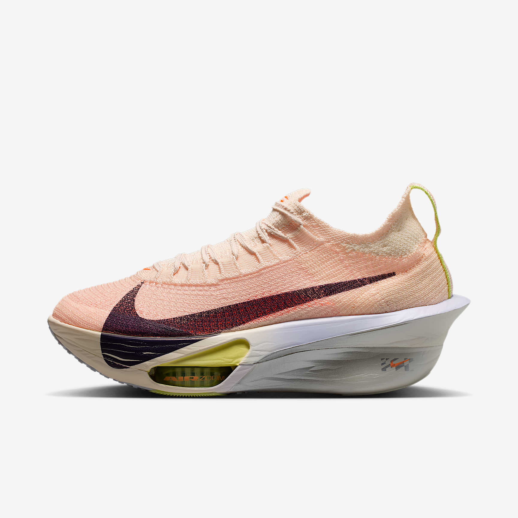 Nike Alphafly 3 Damen-Straßenlaufschuh für Wettkämpfe – Chalk/Hyper Crimson/Fennel/Purple Dynasty