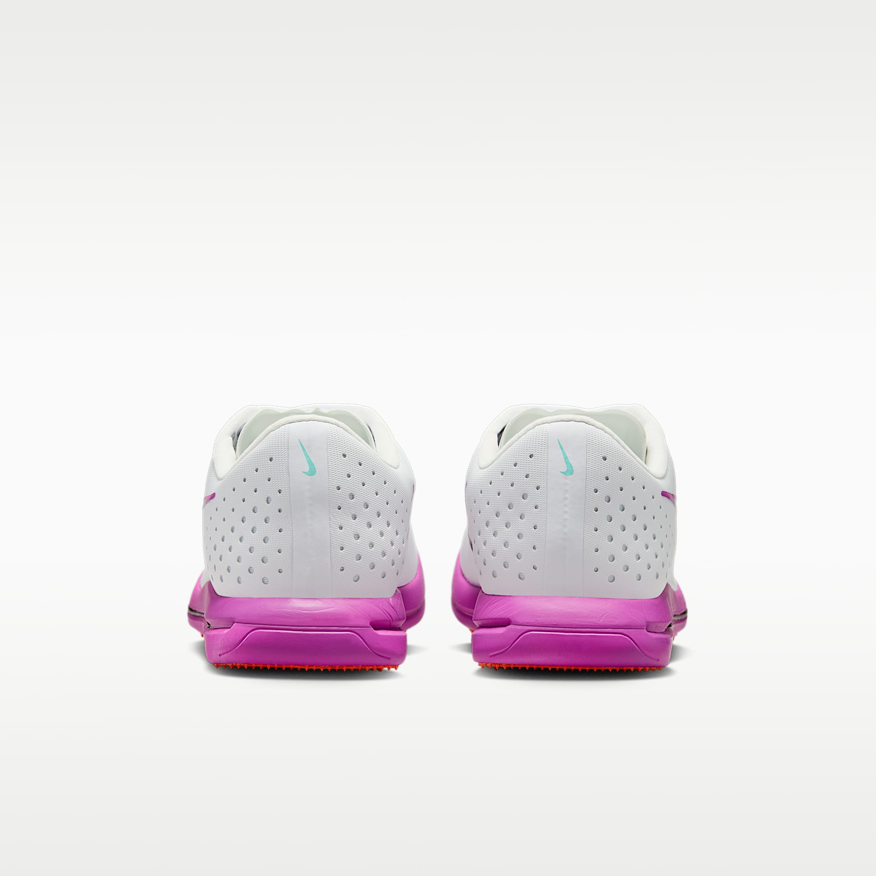 Nike Triple Jump Elite 3 Sprung-Spike für Leichtathletik – Weiß/Hyper Turquoise/Bright Crimson/Obsidian