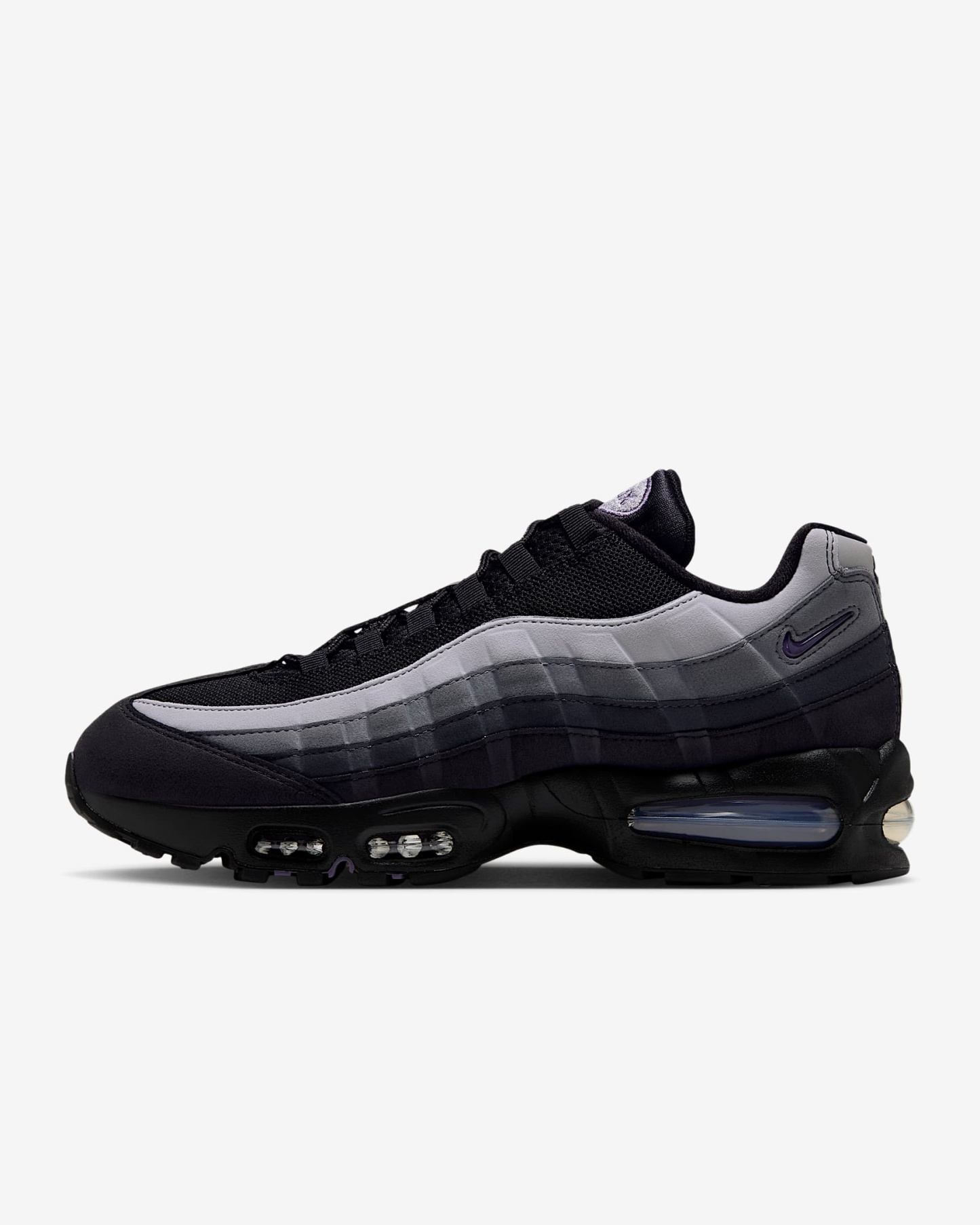 Nike Air Max 95 Big Bubble Premium Herrenschuh – Schwarz/Dark Smoke Grey/Smoke Grey/Canyon Purple
