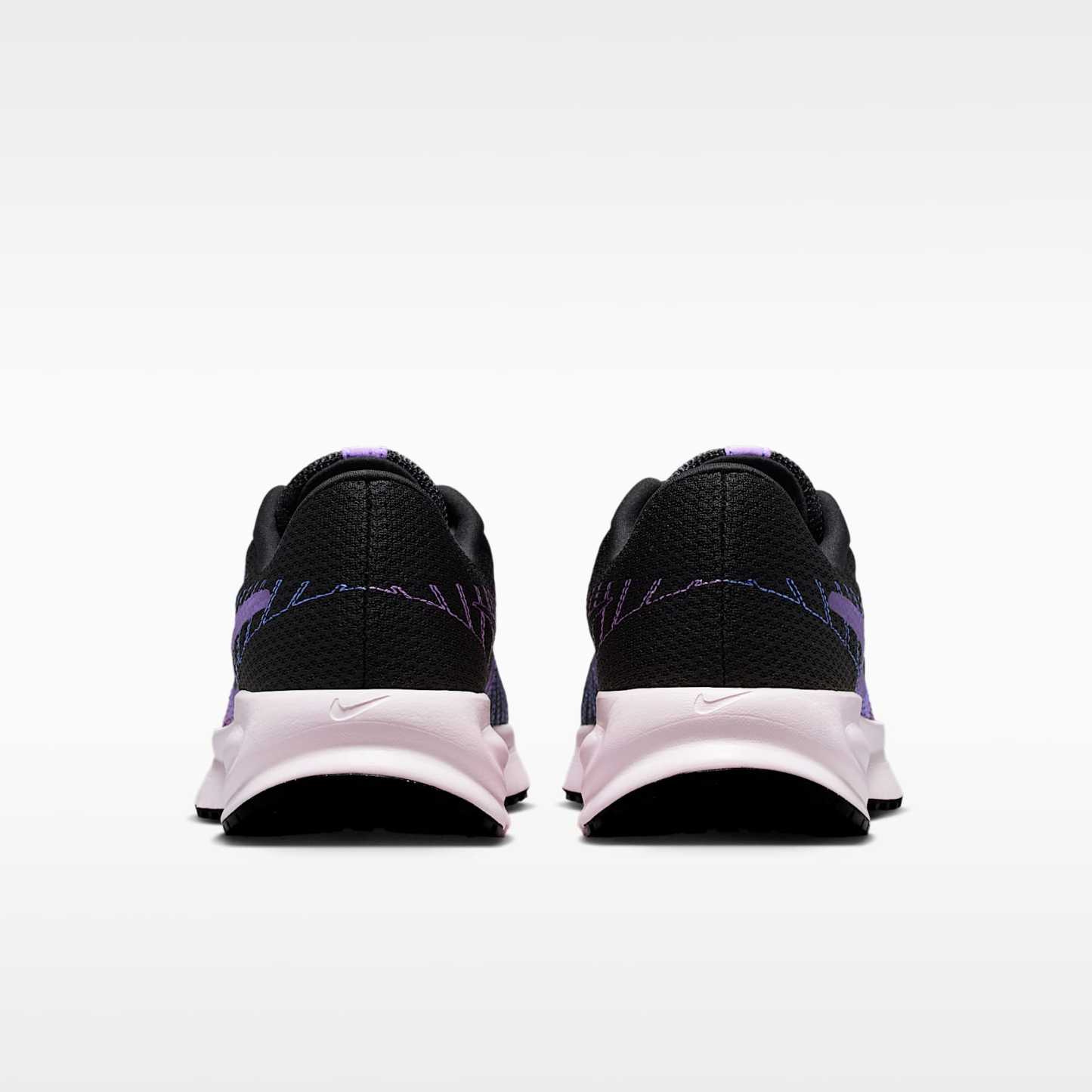 Nike Run Defy Straßenlaufschuh (Damen) – Schwarz/Bright Violet/Sapphire/Schwarz
