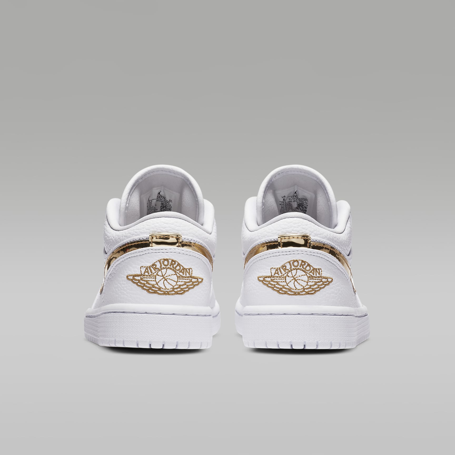 Air Jordan 1 Low SE Damenschuh – Weiß/Weiß/Metallic Gold