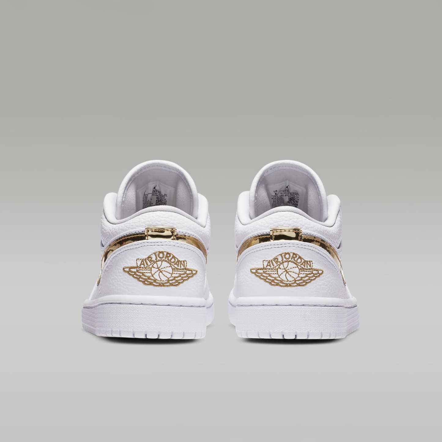 Air Jordan 1 Low SE Damenschuh – Weiß/Weiß/Metallic Gold
