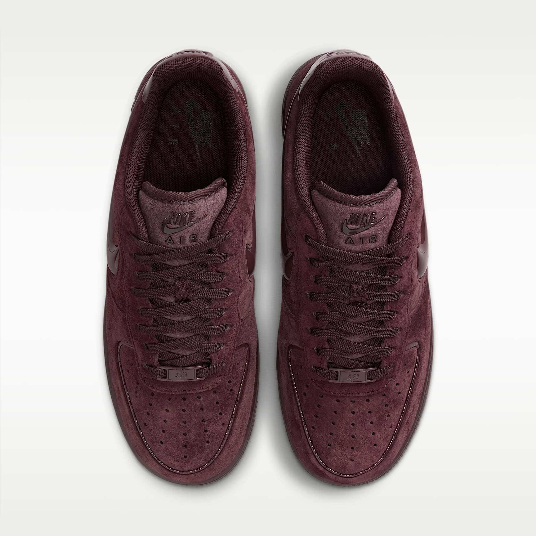 Nike Air Force 1 '07 Schuh (Damen) – Burgundy Crush/Schwarz/Burgundy Crush
