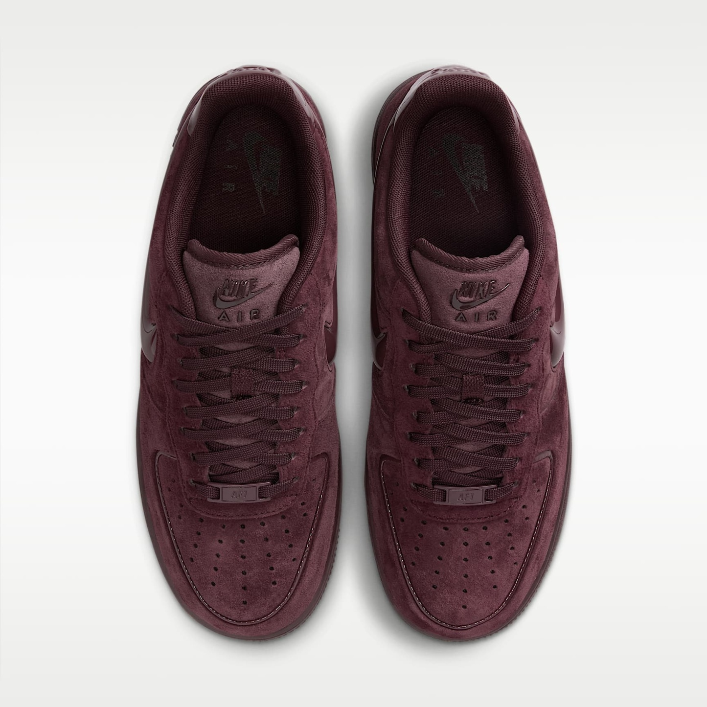 Nike Air Force 1 '07 Schuh (Damen) – Burgundy Crush/Schwarz/Burgundy Crush